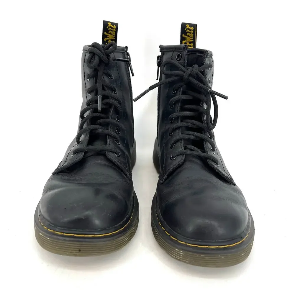 Dr. Martens Black Leather 1460‎ Zip Ankle Boots Women's 4 / EU36